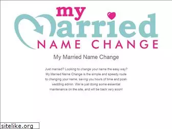 mymarriednamechange.com