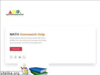 mymathshomeworkdoer.com