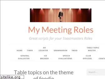 mymeetingroles.com