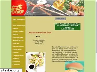 mynamisushigrill.com