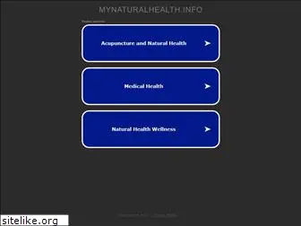 mynaturalhealth.info