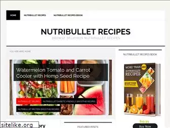 mynutribulletrecipes.com