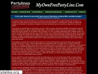 myownfreepartyline.com