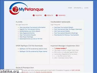 mypetanque.com