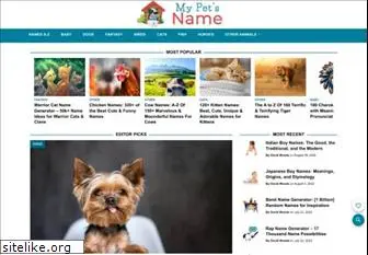 mypetsname.com