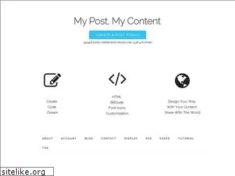 mypost.io