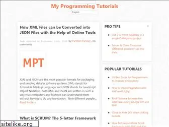 myprogrammingtutorials.com