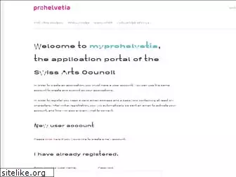 myprohelvetia.ch