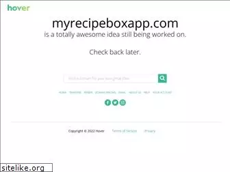 myrecipeboxapp.com