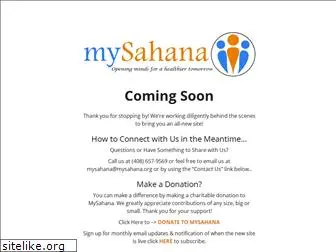 mysahana.org