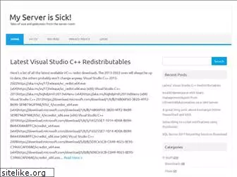 myserverissick.com