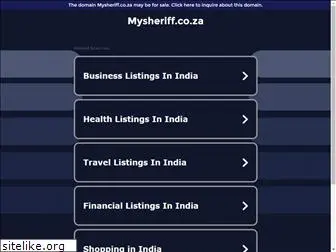 mysheriff.co.za