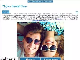 mysmiledentalcare.com