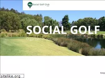 mysocialgolfclub.com