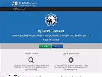 mysoftballtournament.com