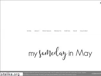 mysomedayinmay.com