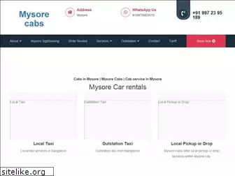 mysorecabs.com