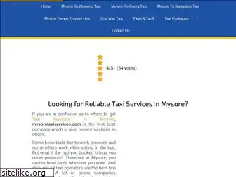 mysoretaxiservices.com