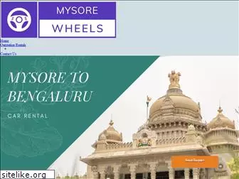 mysorewheels.com