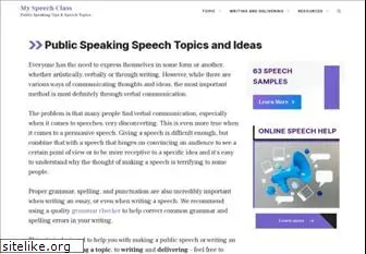 myspeechclass.com