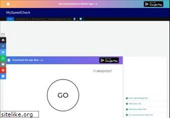 myspeedcheck.net