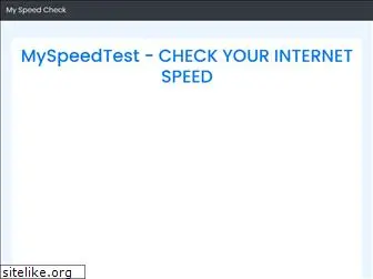 myspeedcheck.online