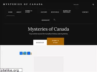 mysteriesofcanada.com