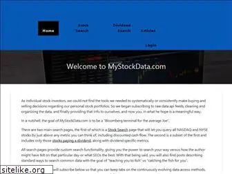 mystockdata.com