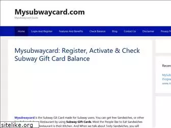 mysubwaycardx.com