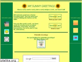 mysunnygreetings.com