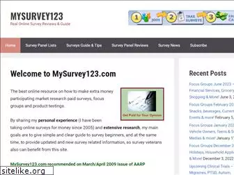 mysurvey123.com