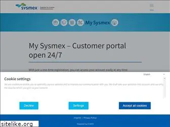 mysysmex.com