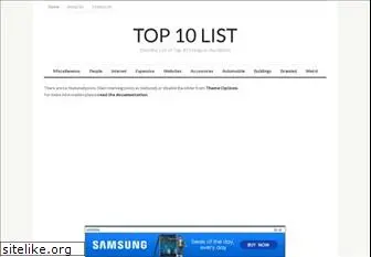 mytop10list.com