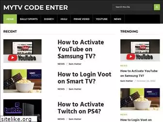mytvcodeenter.com