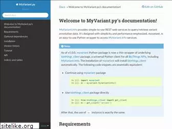 myvariant-py.readthedocs.org