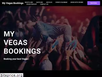 myvegasbookings.com