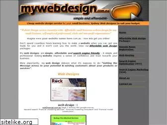 mywebdesign.com.au