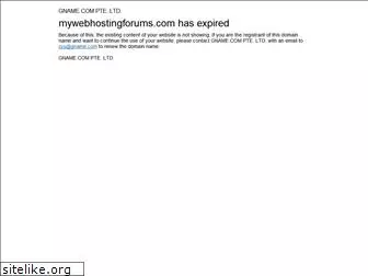 mywebhostingforums.com