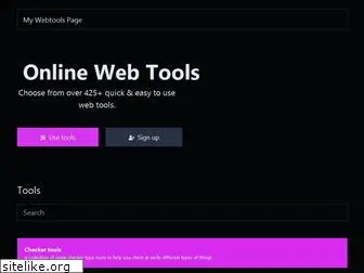 mywebtoolspage.com