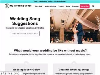 myweddingsongs.com