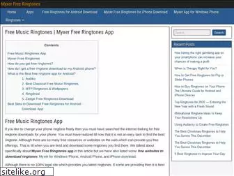 myxerfreeringtonesapp.com