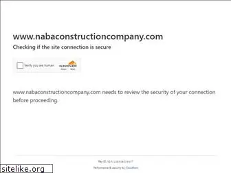 nabaconstructioncompany.com