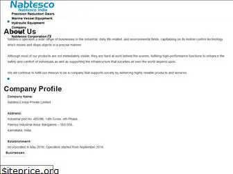 nabtesco.co.in