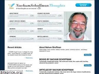 nachumschoffmanthoughts.com