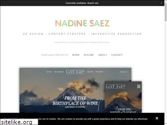 nadinesaez.com