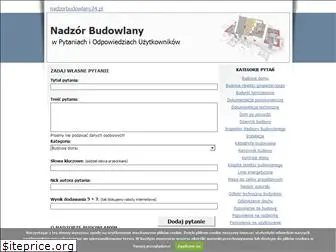 nadzorbudowlany24.pl