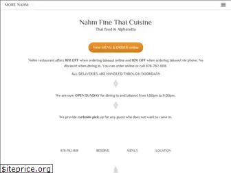 nahmthaicuisine.com