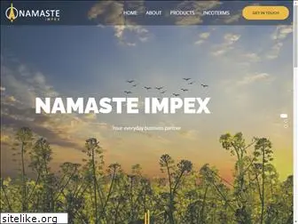 namasteimpex.com