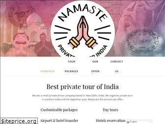 namasteprivatedriverindia.com