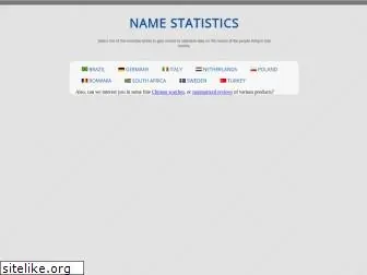 name-statistics.org